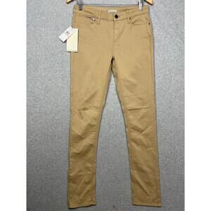 Calvin Klein Jeans Slim Straight Leg Pants Womens Size 6 Casual Simple Tan